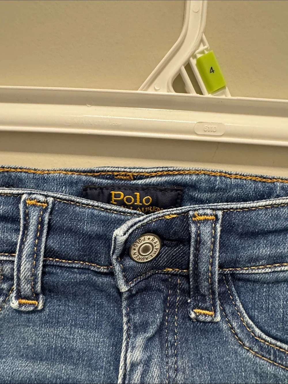 Ralph Lauren Girls Dark Blue Skinny Jeans